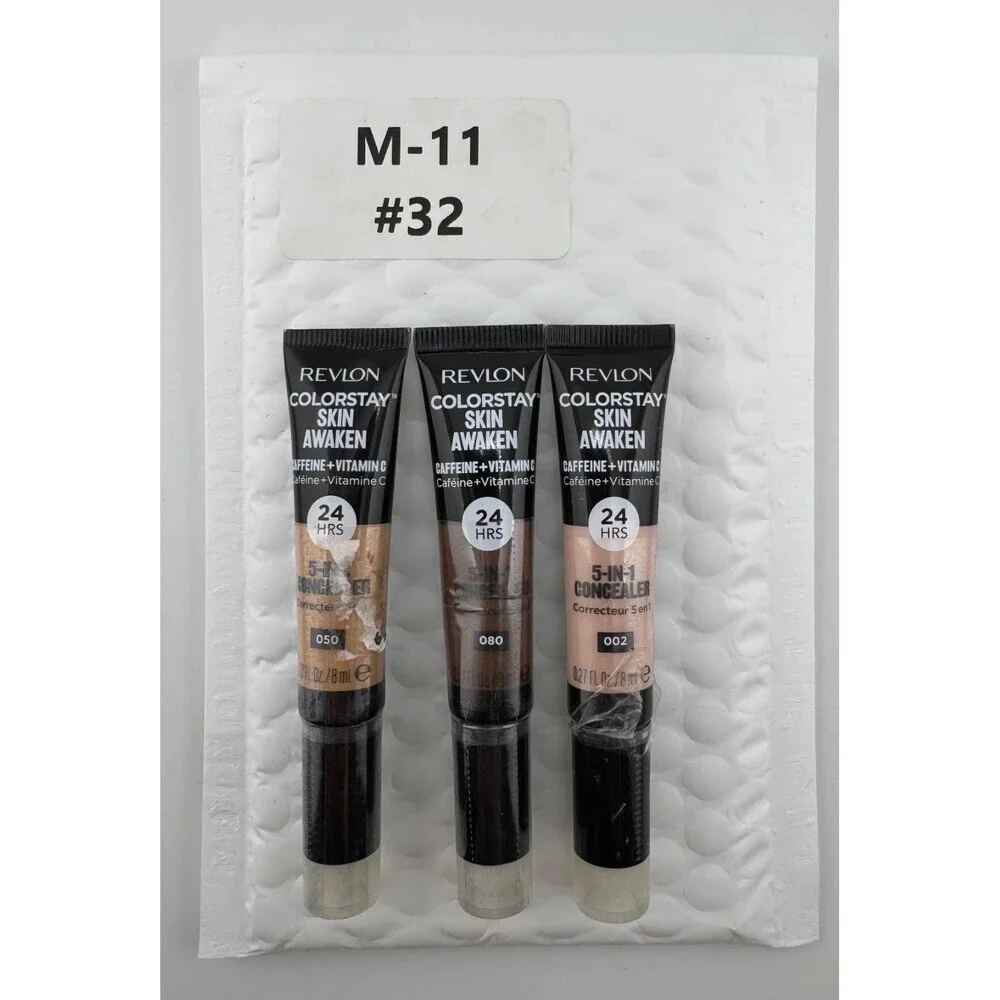 Revlon ColorStay Skin Awaken 5-in-1 Concealer Shade 24HR Wear - Lot of 3